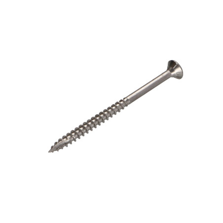 1 x Viti per legno TEKOR Acciaio Inox A2 Testa Forata Dentellato T20 4,5X60 Filettata Su 35 cut Chiodo Anti-Spacco 17