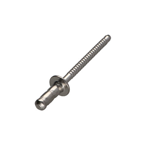 1 x Rivetti a strappo Multigrip Acciaio Inox 4X10 Spessore Di Serraggio 1.5 con 5 Testa Piatta