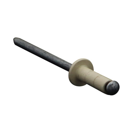1 x Rivetti a strappo Multigrip Barra Filettata Alluminio Acciaio TRS 4x12 Ral1013 Bianco Perla