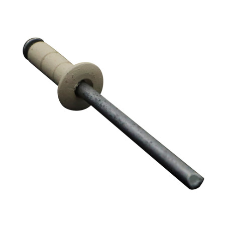 1 x Rivetti a strappo Multigrip Barra Filettata Alluminio Acciaio TRS 4x12 Ral1013 Bianco Perla