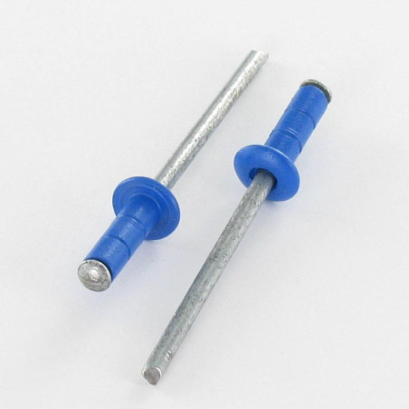 1 x Rivetti a strappo Multigrip Barra Filettata Alluminio Acciaio TRS 4x12 RAL5017
