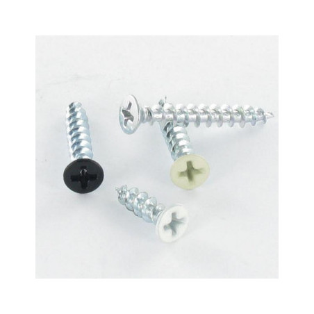1 x Vite Per Pvc Acciaio Inox A2 Testa Forata Bombata Phillips 4,2 x 35