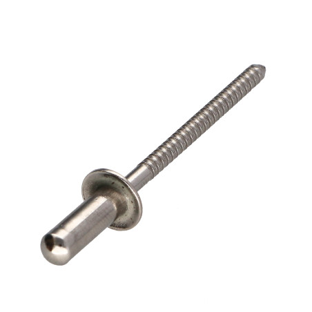 1 x Rivetto Acciaio Inox STOP Testa tonda standard 3.2X8