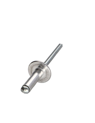 1 x Rivetti a strappo Alumínio Pino de aço 5X12...