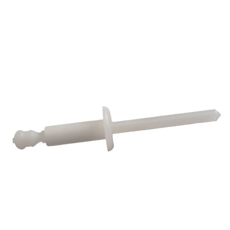 1 x Rivetto Cieco Testa Piatta Nylon Poliammide 6 6X12