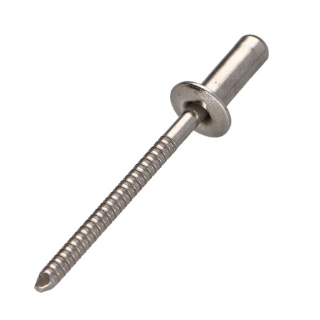 1 x Rivetto Acciaio Inox STOP Testa tonda standard 4.8X8
