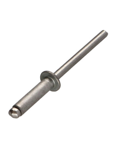 1 x Rivetto Acciaio Inox A2 3.2X10 Testa Piatta
