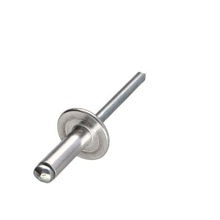 1 x Rivetti a strappo Alumínio Pino de aço 5X16 Testa EXTRA Large