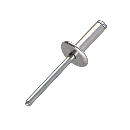 1 x Rivetti a strappo Alumínio Pino de aço 5X16 Testa EXTRA Large