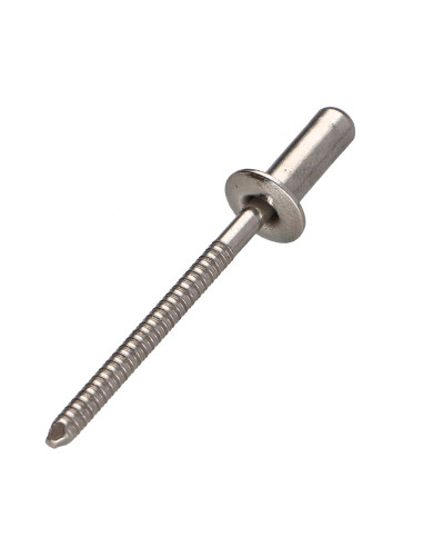 1 x Rivetto Acciaio Inox STOP Testa tonda...