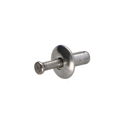 1 x Rivetto Espanso Alluminio Acciaio Inox 4.8X10 Testa Extra Large MINOX
