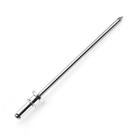 1 x Rivetto della carrozzeria Zincate 2,4X5 Spessore Di Serraggio 0,7 con 2