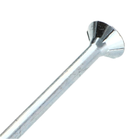 1 x Viti per legno TEKOR Testa Forata Dentellato 6X180 Filettata Su 70 T30 Zincate cut Chiodo Anti-Spacco 17