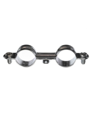 1 x Doppio morsetto metallico per tubo...