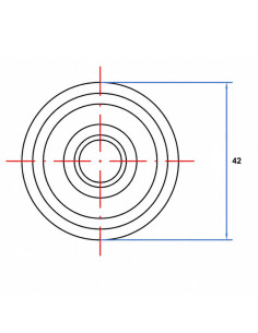 Rosetta piatta 40 Zincate 2
