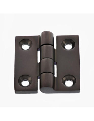 1 x Charni re Quadrata 38X38 Acciaio Inox A4 Nero