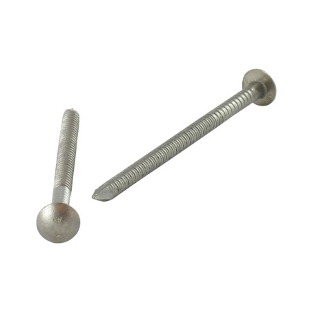 1 x Kg di chiodo Acciaio Inox A2 Testa Poelier ANELLATO 2,2 x 50