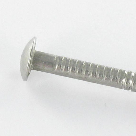 1 x Kg di chiodo Acciaio Inox A2 Testa Poelier ANELLATO 2,2 x 50