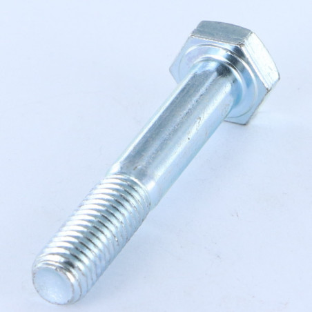 1 x Gambo Del Bullone Parzialmente Filettato Testa Esagonale M10X80 Classe 8.8 Zincato Cr3 96 Ons Senza Ruggine Rossa