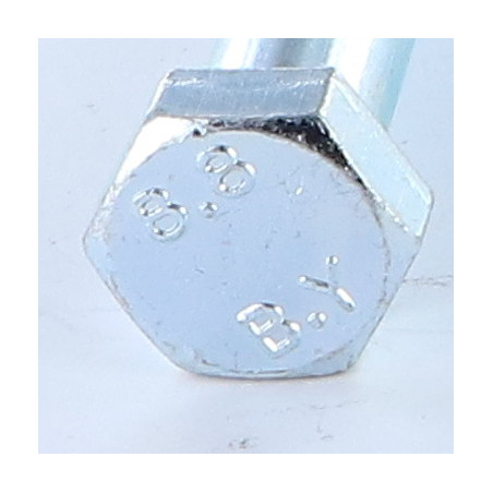 1 x Gambo Del Bullone Parzialmente Filettato Testa Esagonale M12X65 Classe 8.8 Zincate
