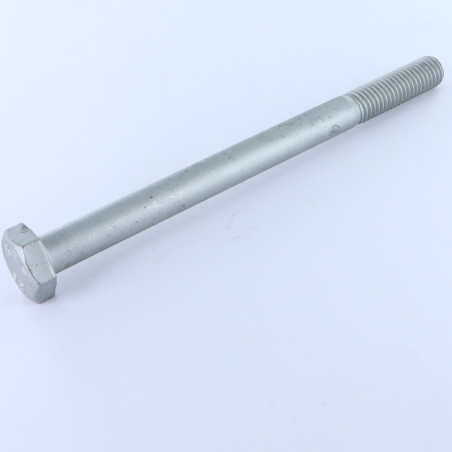 1 x Gambo Del Bullone Parzialmente Filettato Testa Esagonale M10X130 Classe 8.8 Acciaio Grezzo Geomet 500A