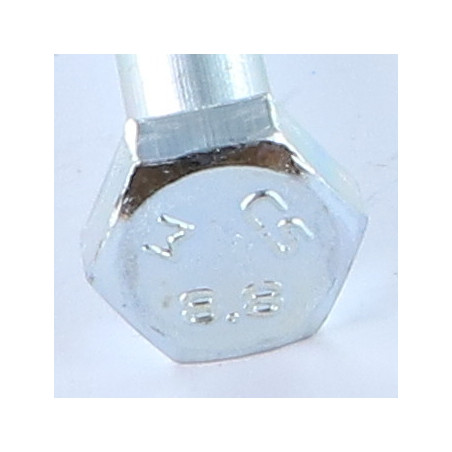 1 x Gambo Del Bullone Parzialmente Filettato Testa Esagonale M10X110 Classe 8.8 Zincate