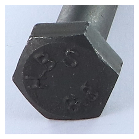1 x Gambo Del Bullone Parzialmente Filettato Testa Esagonale M10X50 Filettata Su 15 Classe 8.8 Acciaio Grezzo