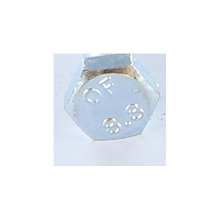1 x Gambo Del Bullone Parzialmente Filettato Testa Esagonale M6X80 Classe 8.8 Zincate