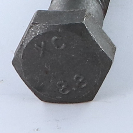1 x Gambo Del Bullone Parzialmente Filettato Testa Esagonale M20X70 Classe 8.8 Acciaio