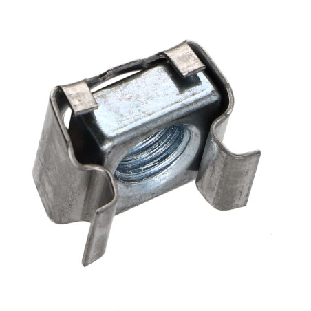 1 x Dado In Gabbia In Acciaio Inox E Zinco C4804B M4 Spessore Lamiera 1.7 con 2.5
