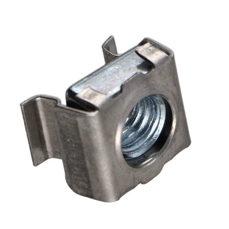 1 x Dado In Gabbia In Acciaio Inox E Zinco C4805C M5 Spessore Lamiera 2.6 con 3.5