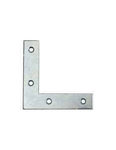 Staffe Piatta rinforzo Punta Quadrato 200X200X18 Zincate