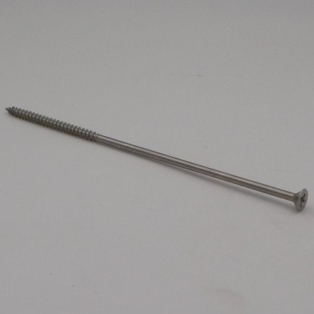 1 x Vite Per Legno E Truciolato Acciaio Inox A2 Testa Forata Pozy 6X200