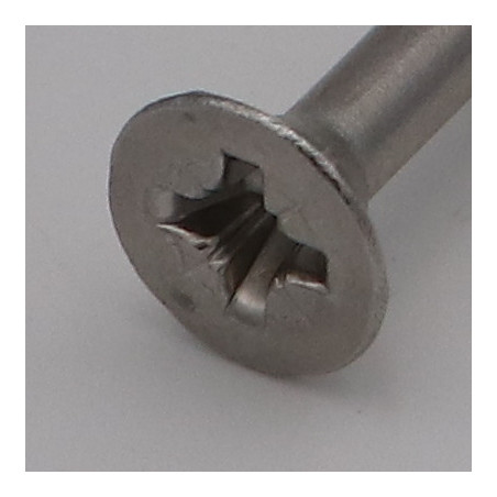 1 x Vite Per Legno E Truciolato Acciaio Inox A2 Testa Forata Pozy 6X200