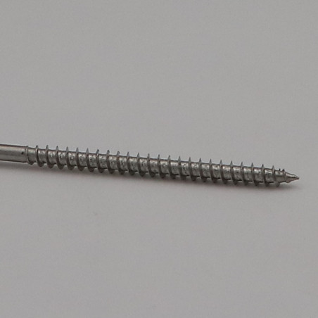 1 x Vite Per Legno E Truciolato Acciaio Inox A2 Testa Forata Pozy 6X200