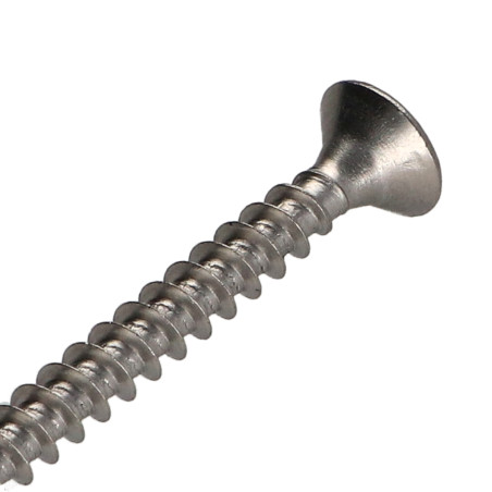 1 x Vite Per Legno E Truciolato Acciaio Inox A2 Testa Forata Pozy 4X60