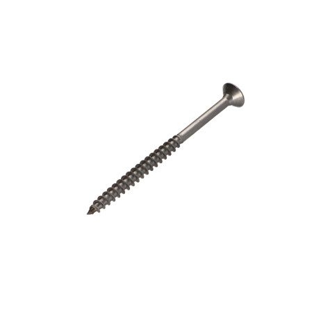 1 x Vite Per Legno E Truciolato Acciaio Inox A2 Testa Forata Pozy 4X50 Filettata Su 30