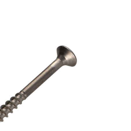 1 x Vite Per Legno E Truciolato Acciaio Inox A2 Testa Forata Pozy 4X50 Filettata Su 30