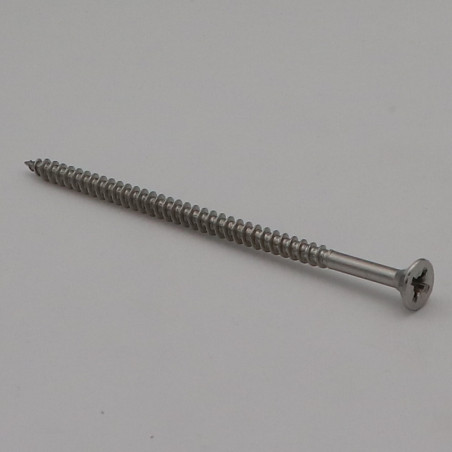 1 x Vite Per Legno E Truciolato Acciaio Inox A2 Testa Forata Pozy 6X120