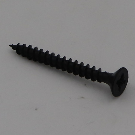 1 x Vite Per Legno E Truciolato Acciaio Inox A2 Nero Testa Forata Pozy 4X35