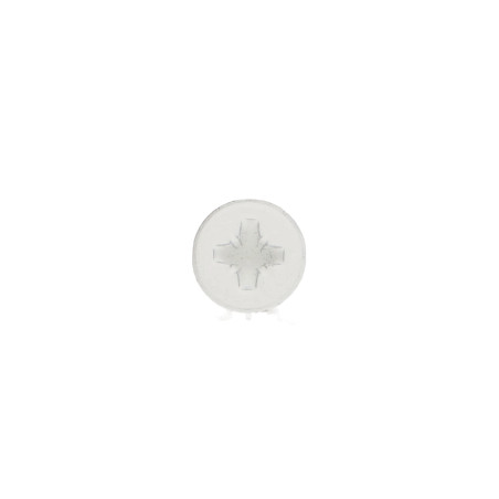 1 x Vite Per Legno E Truciolato Acciaio Inox A2 Testa Forata Pozy 4X20 Laccato Bianco 9016