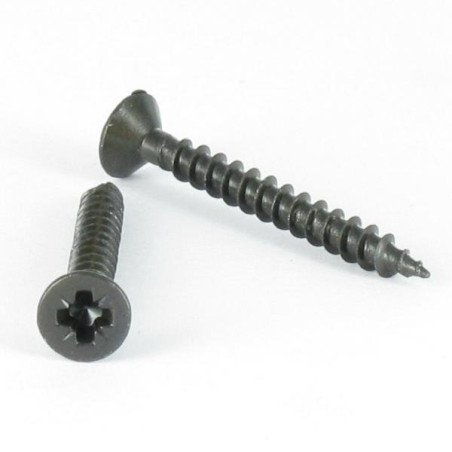 1 x Vite Per Legno E Truciolato Acciaio Inox A2 Testa Forata Pozy 4,5X40 Nero