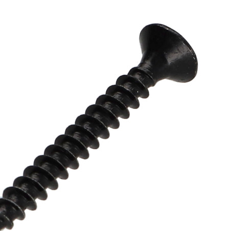 1 x Vite Per Legno E Truciolato Acciaio Inox A2 Nero Testa Forata Pozy 3,5X30