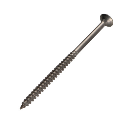 1 x Vite Per Legno E Truciolato Acciaio Inox A2 Testa Forata Pozy 5X90 Filettata Su 50