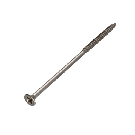 1 x Vite Per Legno E Truciolato Acciaio Inox A2 Testa Forata Pozy 4X60 Filettata Su 36