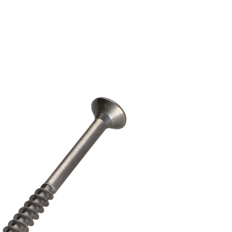 1 x Vite Per Legno E Truciolato Acciaio Inox A2 Testa Forata Pozy 5X70 Filettata Su 36