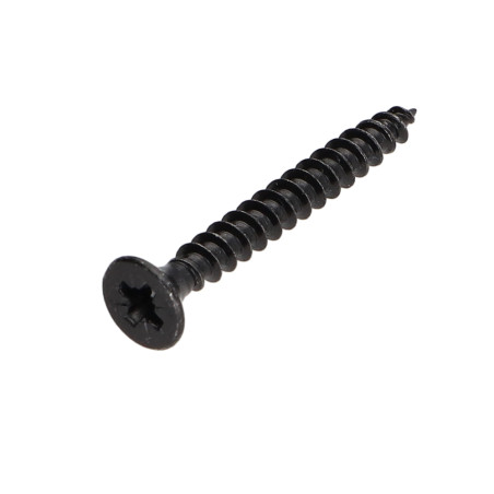 1 x Vite Per Legno E Truciolato Acciaio Inox A2 Nero Testa Forata Pozy 6X30