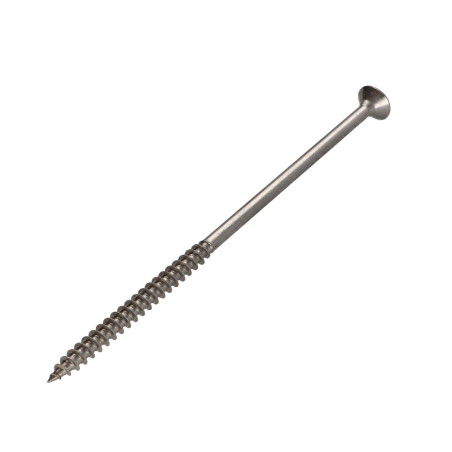 1 x Vite Per Legno E Truciolato Acciaio Inox A2 Testa Forata Pozy 6X160 Filettata Su 70