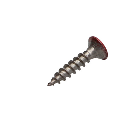 1 x Vite Per Legno E Truciolato Acciaio Inox A2 Testa Forata Pozy 4X20 RAL3000