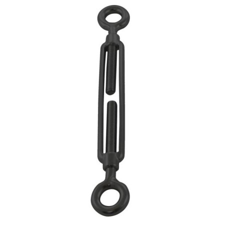 1 x Tenditore A Due Occhielli M5 Occhio 8 Acciaio Inox A4 Nero